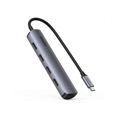 Usb-հանգույց UGREEN 4 Port USB 3.0 + 1 HDMI (GR) (20197)