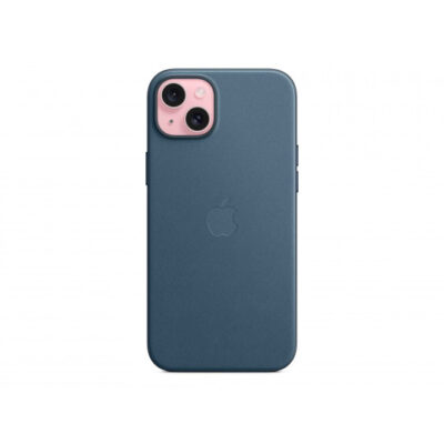 Հեռախոսի պատյան APPLE iPhone 15 Plus FineWoven Case with MagSafe (Pacific Blue) (MT4D3ZM/A)