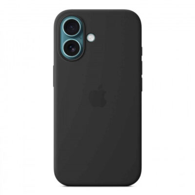 Հեռախոսի պատյան APPLE iPhone 16 Silicone Case With MagSafe (Black) (MYY13ZM/A)