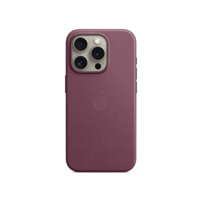 Հեռախոսի պատյան APPLE iPhone 15 Pro FineWoven Case with MagSafe (Mulberry) (MT4L3ZM/A)