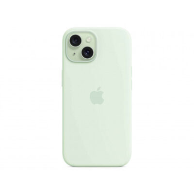 Հեռախոսի պատյան APPLE iPhone 15 Silicone Case With MagSafe (Soft Mint) (MWNC3ZM/A)