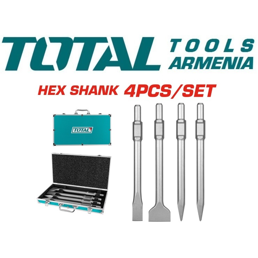 4հատ SDS վեցանկյուն հատիչի հավաքածու (TAC0304375)