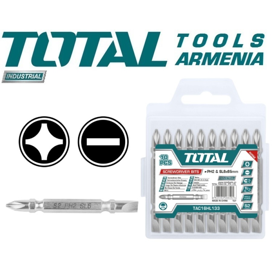 Պտուտակահանների հավաքածու ՝ 10 հատ  (TAC16HL133)