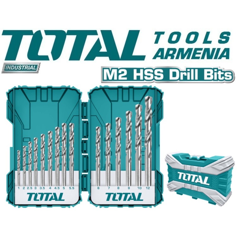 HSS M2 գայլիկոնների հավաքածու 15 հատ (TACSDL51502)