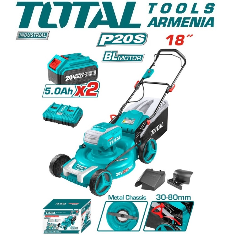 Լիթիում իոնային խոտհնձիչ 40Վ / 18" (TLMLI20182)