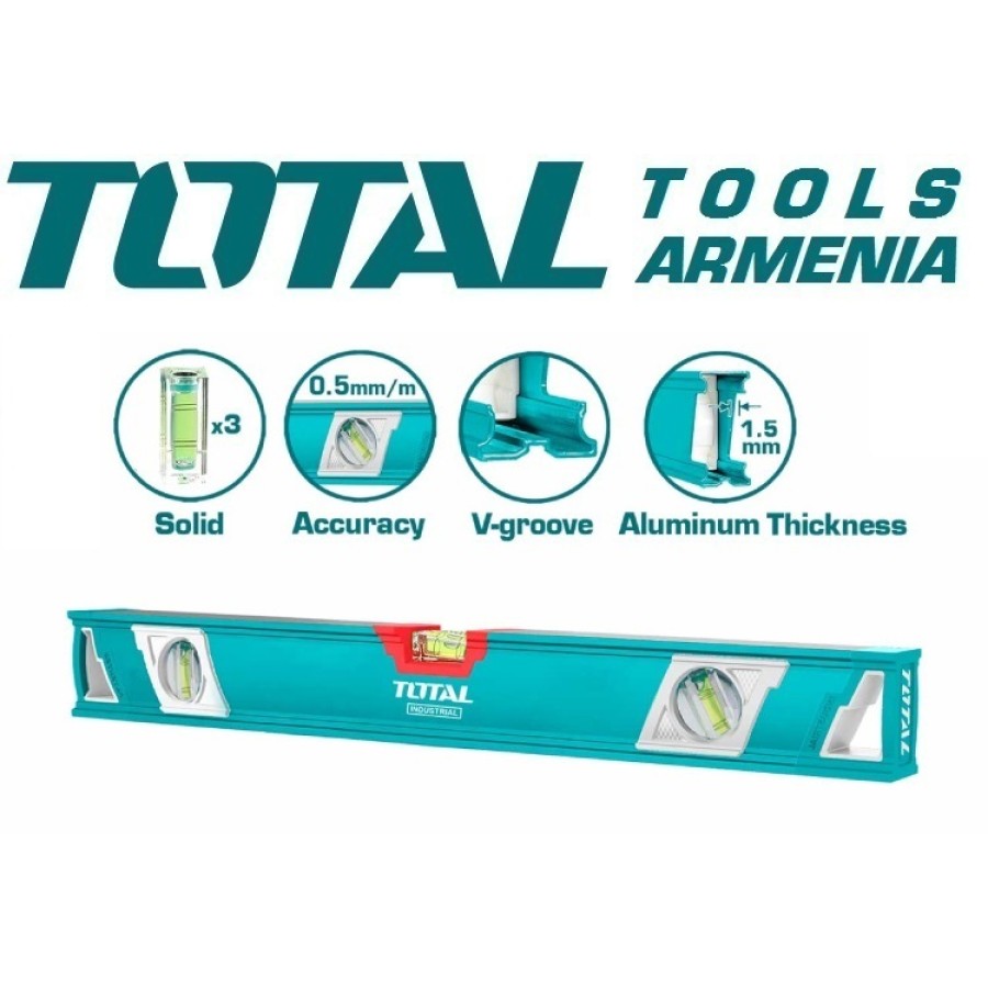 Ալյումինե շինարարական հարթաչափ 400 մմ (TMT24086)