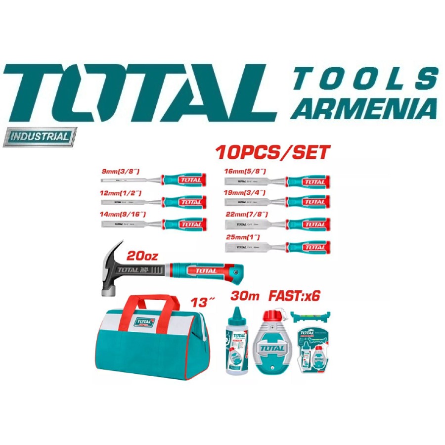 Փայտամշակման գործիքների հավաքածու (TOS230906)