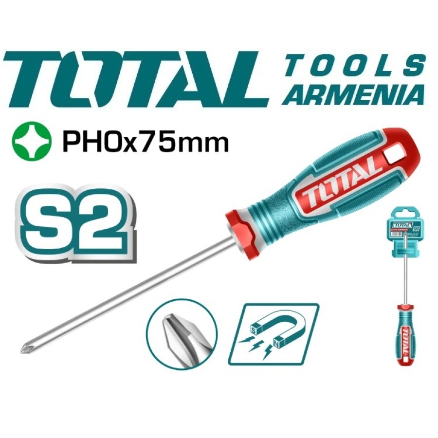 Պտուտակահան խաչաձև PH0x75մմ (TSDPH0075)