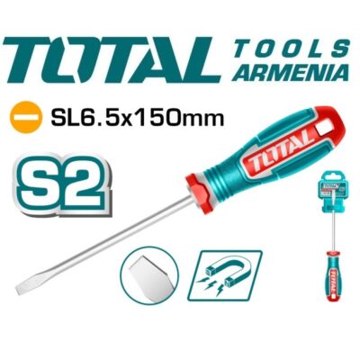 Պտուտակահան տափակ SL 6.5 x 150 մմ (TSDSL6150)