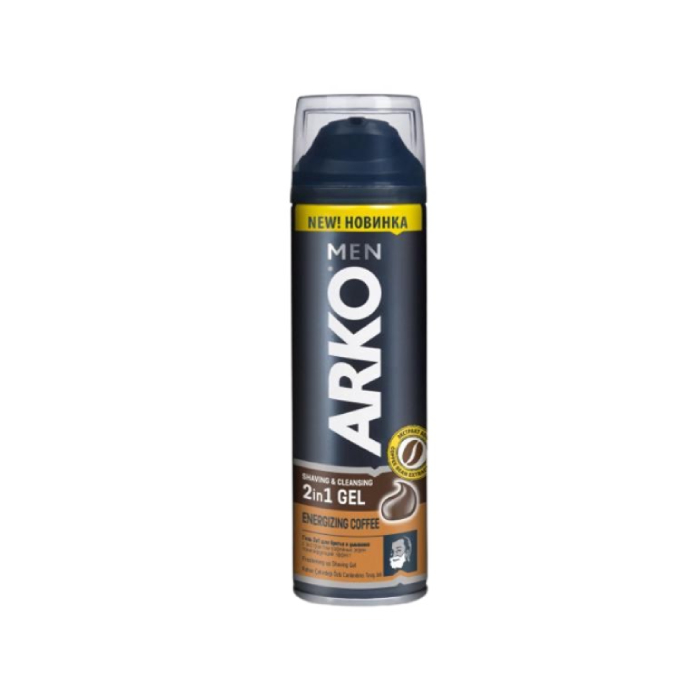 Գել սափրվելու Arko 2in1 Energizing Coffee 200 մլ