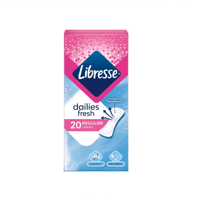 Միջադիր Libresse dailies fresh & protect ամենօրյա 20 հատ