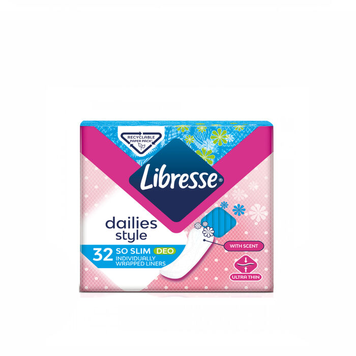 Միջադիր Libresse so slim daily fresh deo fresh ամենօրյա 32 հատ