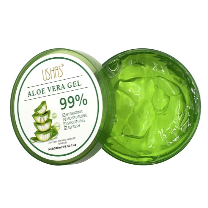 Գել մարմնի և դեմքի Ushas Aloe Vera 300մլ 99%