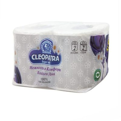 Զուգարանի թուղթ Cleopatra 2 շերտ 2 հատ