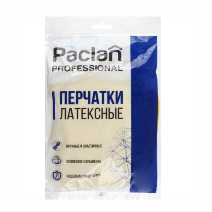 Ձեռնոց ռեզինե Paclan Professional դեղին