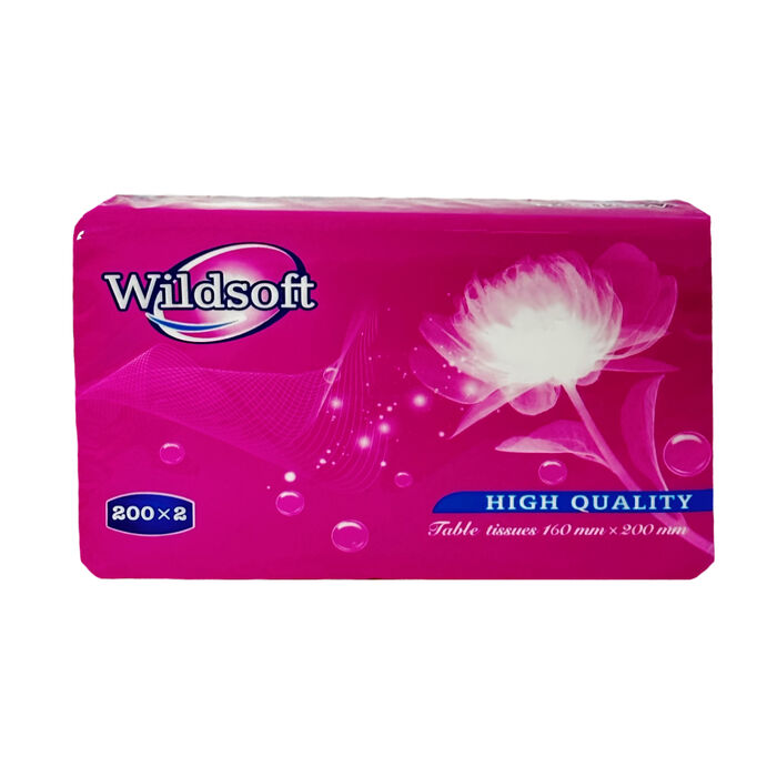 Անձեռոցիկ Wildsoft 200 հատ 2 շերտ