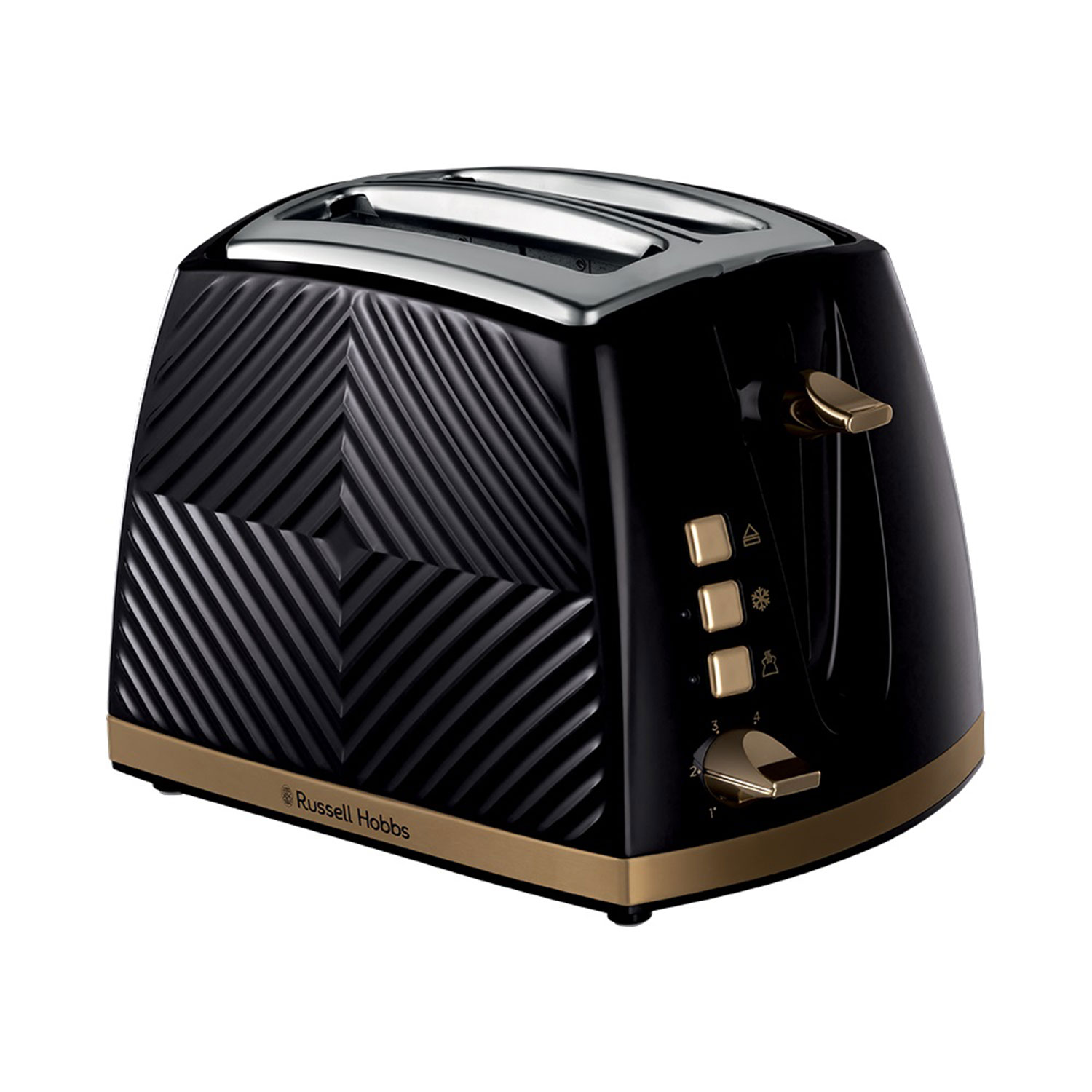 ՏՈՍՏԵՐ RUSSELL HOBBS BLACK GROOVE 2 SLICE