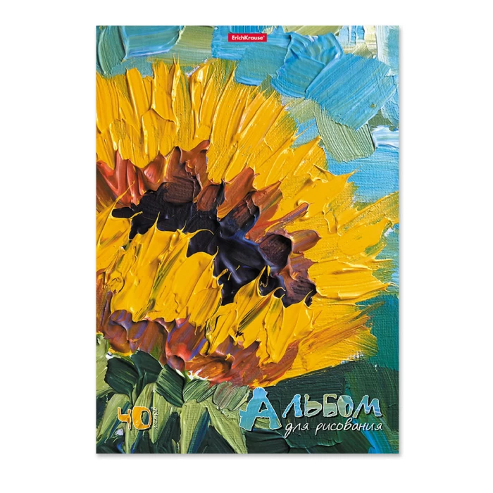 Ալբոմ նկարչական Erichkrause Flowers A4 40 թերթ