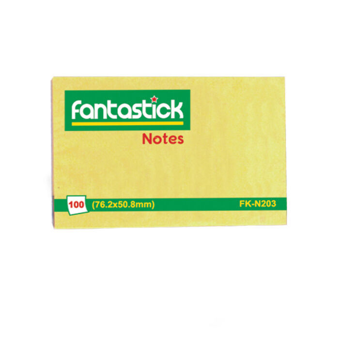 Թուղթ նշումի Fantastick ինքնակպչուն 76x58 մմ 100 թերթ