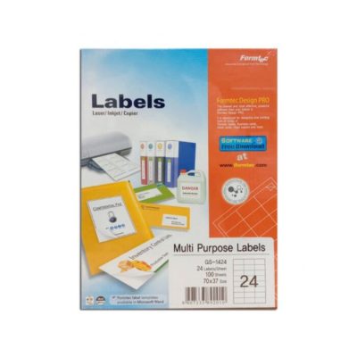 Թուղթ Label A4 70х37 մմ 24 բաժին 1 թերթ
