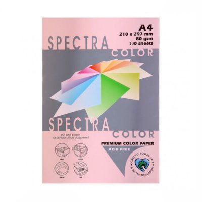 Թուղթ գունավոր Spectra Rose A4 100 հատ IT-140