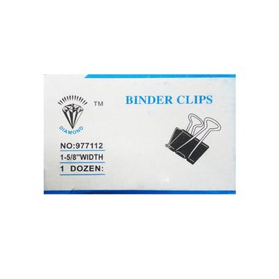 Սեղմակ Binder Clips 19 մմ 12 հատ