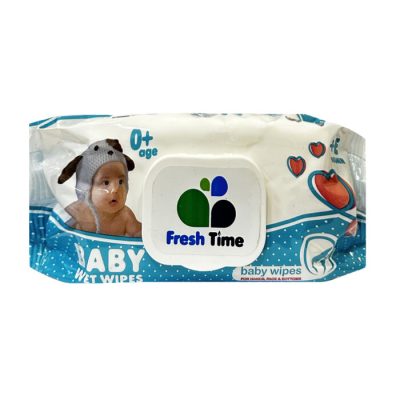 Անձեռոցիկ խոնավ Biocotton Fresh Time մանկական 0+ 72 հատ