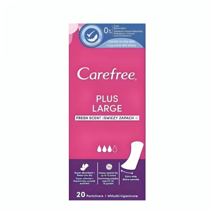 Միջադիր Carefree Plus Large ամենօրյա 20 հատ