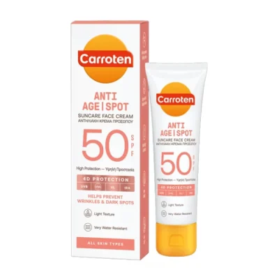 Կրեմ արևապաշտպան Carroten հակատարիքային SPF 50 50 մլ