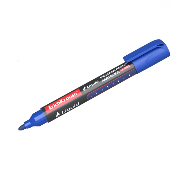 Մարկեր ErichKrause Permament Blue LP-600