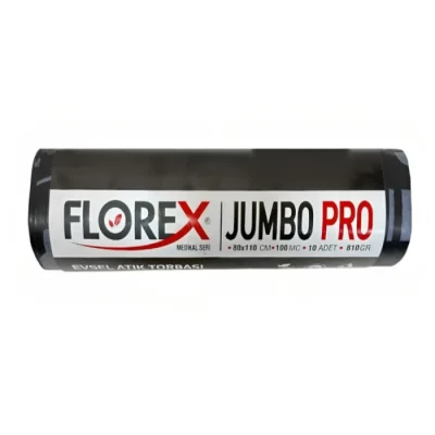 Աղբի տոպրակ Florex Jumbo Pro 80×110 սմ 110 լ 10 հատ