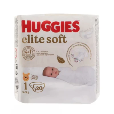 Տակդիր Huggies Elite Soft N1 3-5 կգ 20 հատ