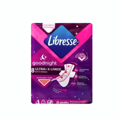 Միջադիր Libresse Goodnight Ultra+X-Large 8 հատ