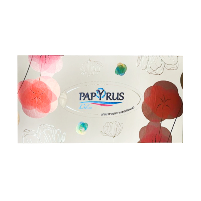 Անձեռոցիկ տուփով Papyrus Deluxe 3 շերտ 100 հատ