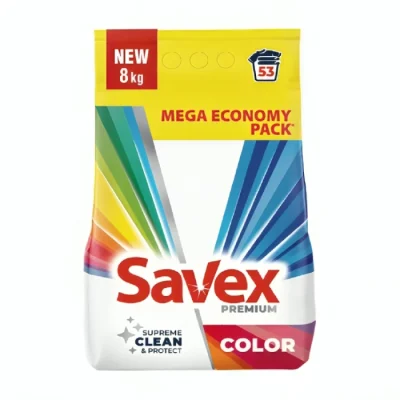 Լվացքի փոշի Savex Premium գունավոր 8 կգ