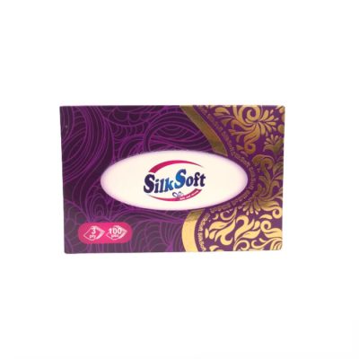 Անձեռոցիկ տուփով Silk Soft 3 շերտ 100 հատ