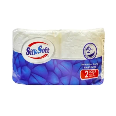 Զուգարանի թուղթ Silk Soft 2 շերտ 2 hատ
