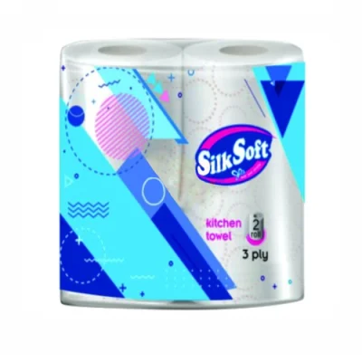 Սրբիչ խոհանոցի Silk Soft 3 շերտ 2 հատ