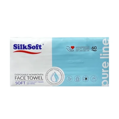 Սրբիչ դեմքի Silk Soft մեկանգամյա 60 հատ