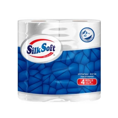 Զուգարանի թուղթ Silk Soft 2 շերտ 4 hատ