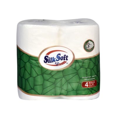 Զուգարանի թուղթ Silk Soft 3 շերտ 4 hատ