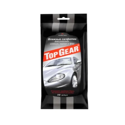 Անձեռոցիկ խոնավ Top Gear 30 հատ ապակու