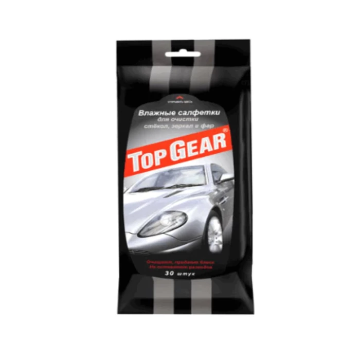 Անձեռոցիկ խոնավ Top Gear 30 հատ ապակու