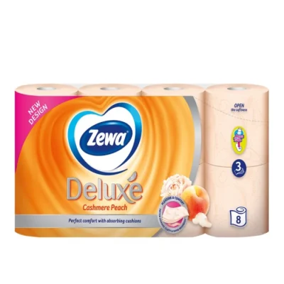Զուգարանի թուղթ Zewa Deluxe 3 շերտ 8 հատ