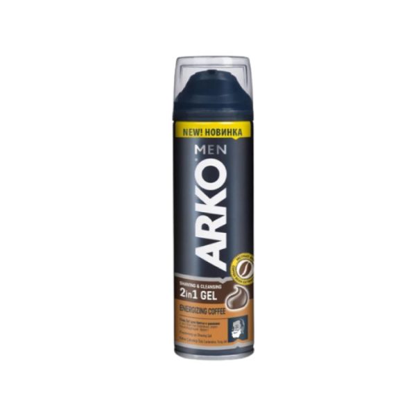 Գել սափրվելու Arko 2in1 Energizing Coffee 200 մլ