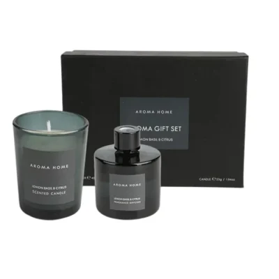 Սենյակային հոտ և մոմ Aroma Home Lemon Basil and Citrus