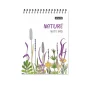 Նոթատետր վանդակավոր Attache Nature White flowers A5 զսպանակով 60 թերթ