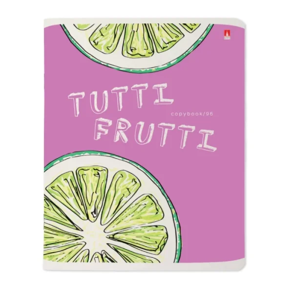 Տետր B&V Tutti Frutti վանդակավոր 96 թերթ