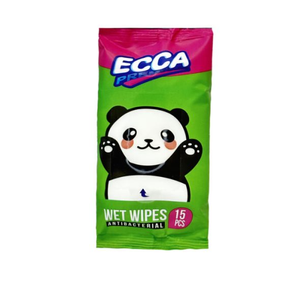 Անձեռոցիկ խոնավ Ecca 15 հատ