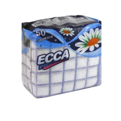 Անձեռոցիկ Ecca 25×25 սմ 50 հատ